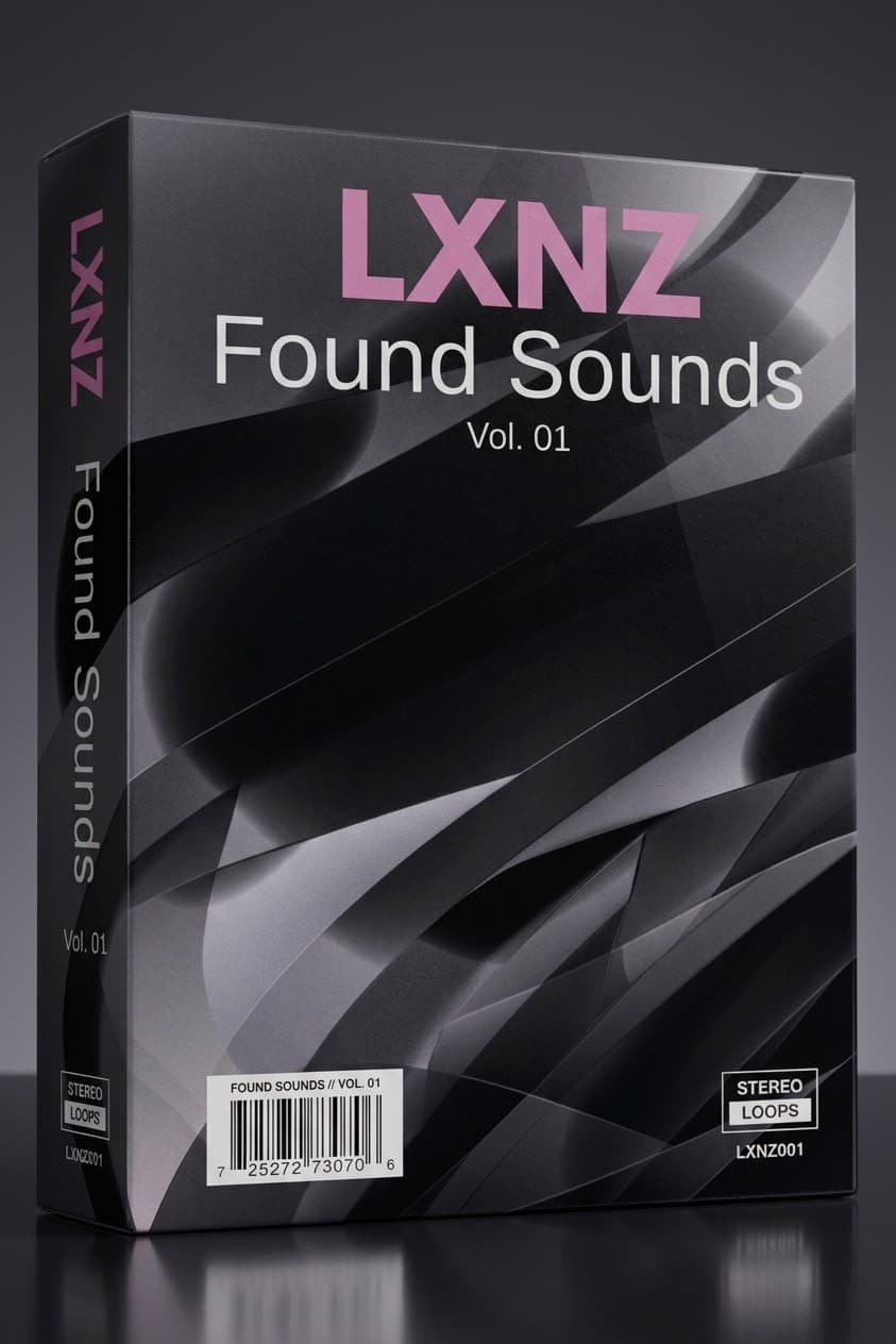 LXNZ Found Sounds Vol. 01 packaging